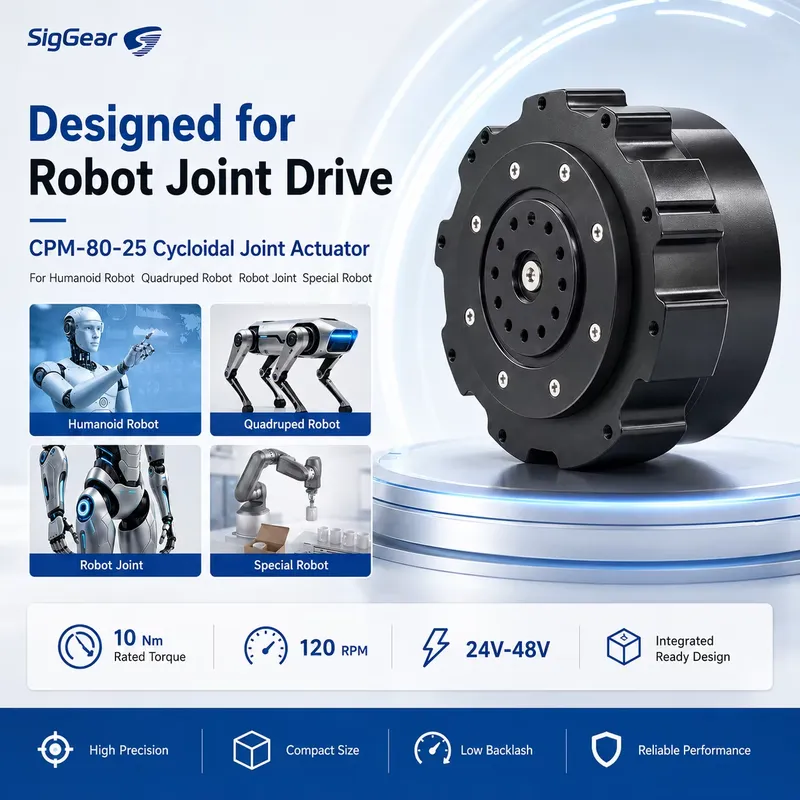 Cycloidal Reducer Bldc Motor - Циклоидный мотор-редуктор SigGear 80 мм BLDC,