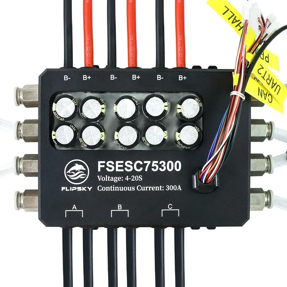 FlipSky FSESC 75300 84 В, силь – обзор и цена Vesc 75300 High Current Esc